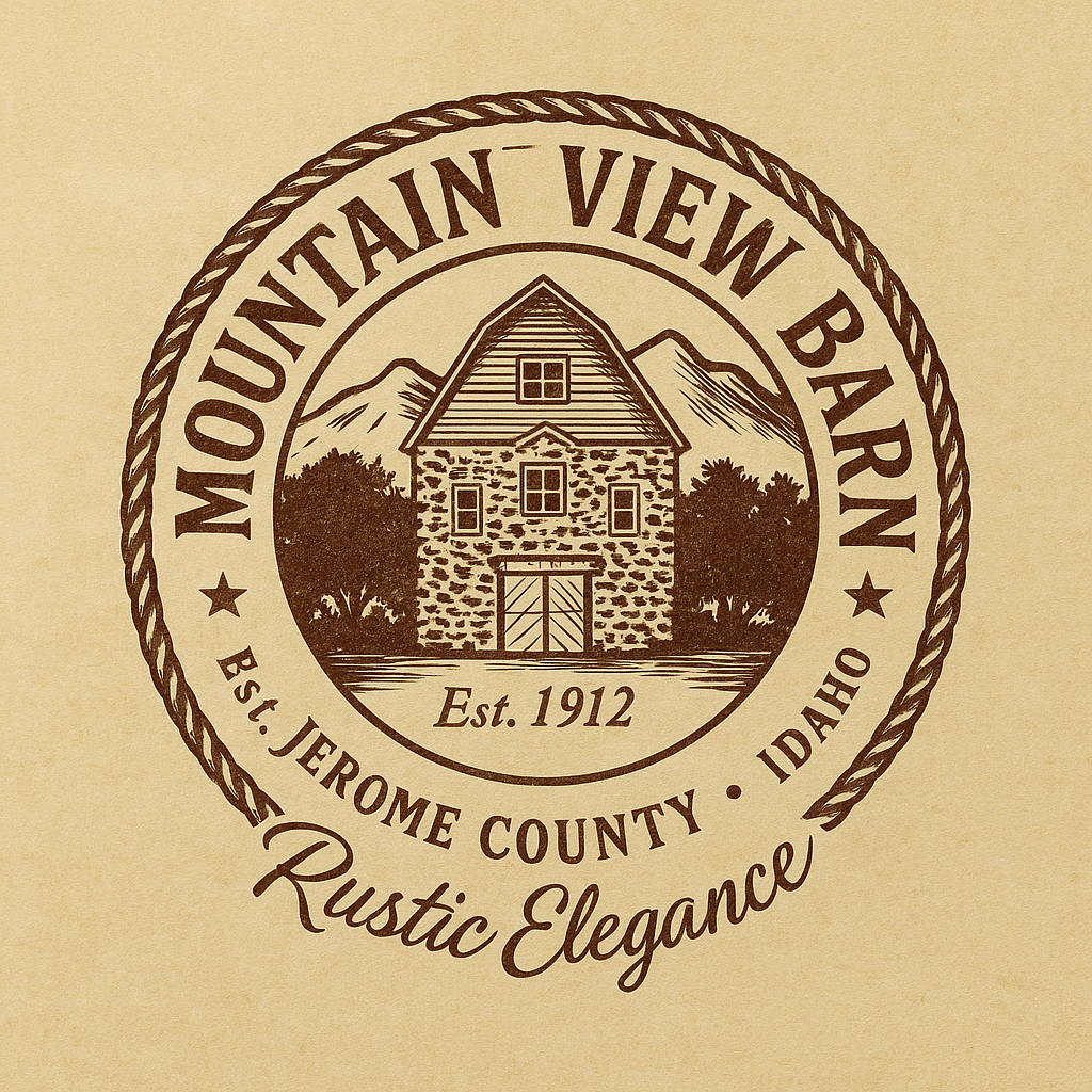 Mountain View Barn Seal Logo